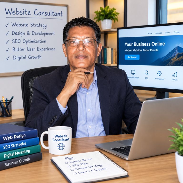 What is the job of a Website Consultant?
